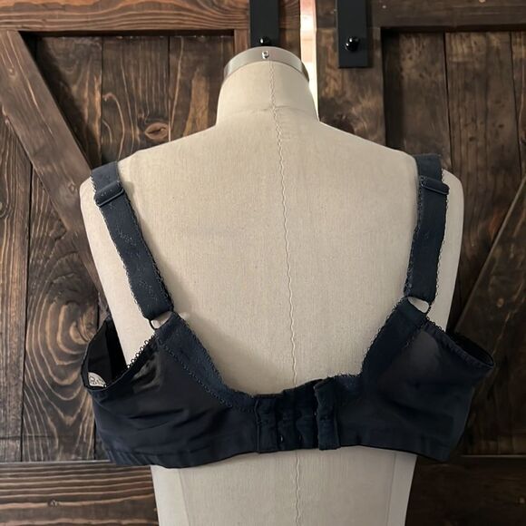 Elomi Hermione Charcoal Underwired
Bandless Molded Bra EL8120 Sz-42E Usa - Picture 4 of 8